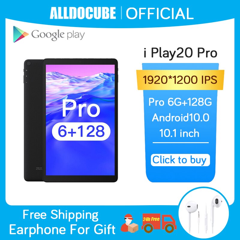ALLDOCUBE iPlay20 Pro 10.1 inch Android 10 Tablet PC 6GB RAM 128GB ROM 9863A Tablets 4G LTE phone call iplay 20|Tablets| - AliExpress