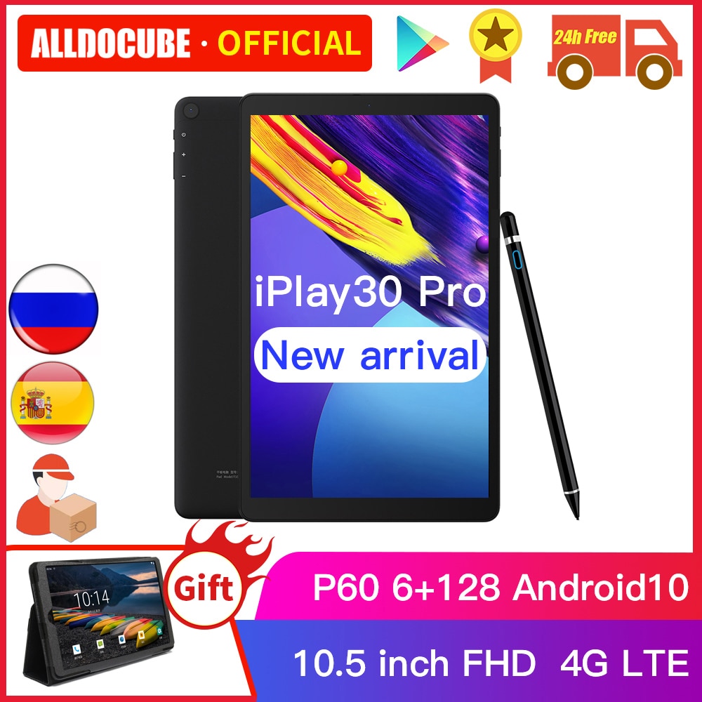 ALLDOCUBE iPlay30 Pro 10.5 inch Android 10 Tablet PC 6GB RAM 128GB ROM P60 MT 6771 Tablets 1920*1200 4G LTE phonecall iPlay 30|Tablets| - AliExpress