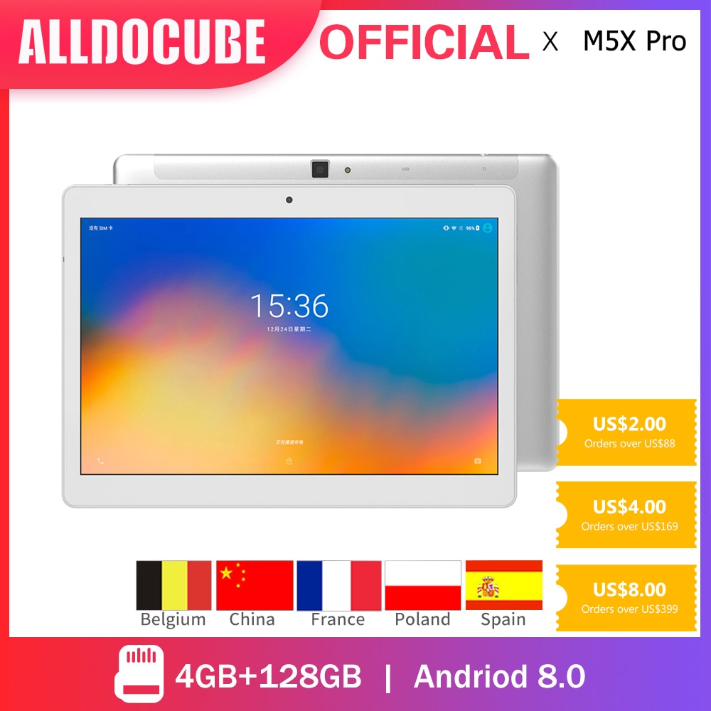 ALLDOCUBE M5X Pro Game Super Tablet 10.1 Inch IPS Display MTK X27 Deca Core 4GB RAM 128GB ROM Android 8.0 GPS Dual WIFI|Tablets| - AliExpress