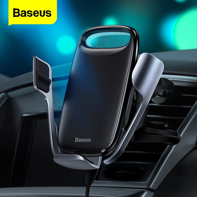 Baseus Car Phone Holder For iPhone 11 Pro Max 15W Qi Wireless Charger For Xiaomi Redmi Note 8 Pro Fast Wireless Charging Holder|Universal Car Bracket| - AliExpress
