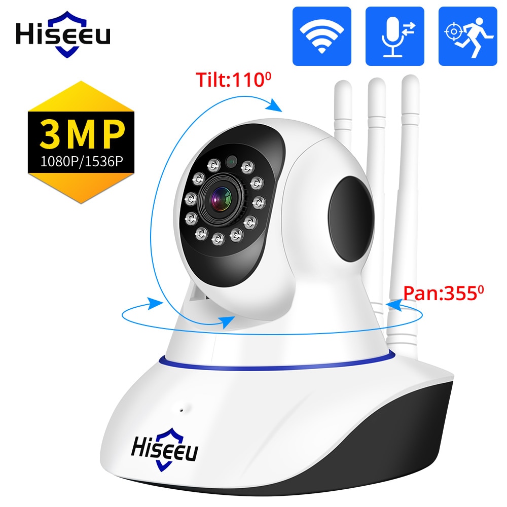 Hiseeu 1536P 1080P IP Camera WIFI Wireless Smart Home Security Camera Surveillance 2 Way Audio CCTV Pet Camera 720P Baby Monitor|night vision cctv camera|security ipcamera baby monitors - AliExpress