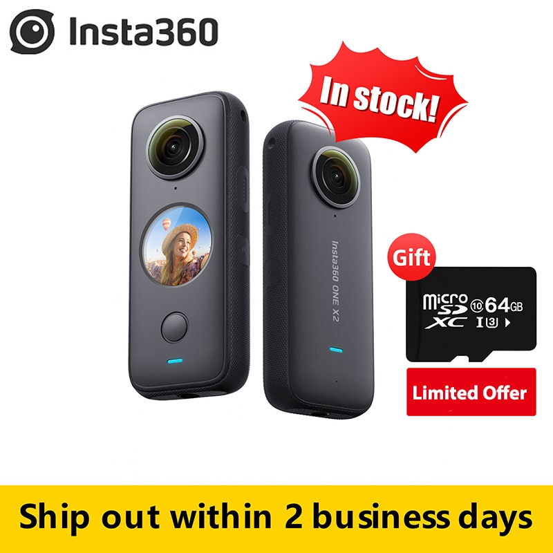 Insta360 One X2 360 Action Camera 5.7K VR Video 10M Waterproof Insta 360 One X2 Pocket Panorama Underwater Helmet Pro Sport Cam|Sports & Action Video Camera| - AliExpress