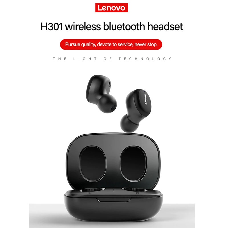 Lenovo H301 Wireless Earphone TWS Bluetooth 5.0 Sports Headphone Noise Reduction Stereo Waterproof Headset with Charging Box|Bluetooth Earphones & Headphones| - AliExpress