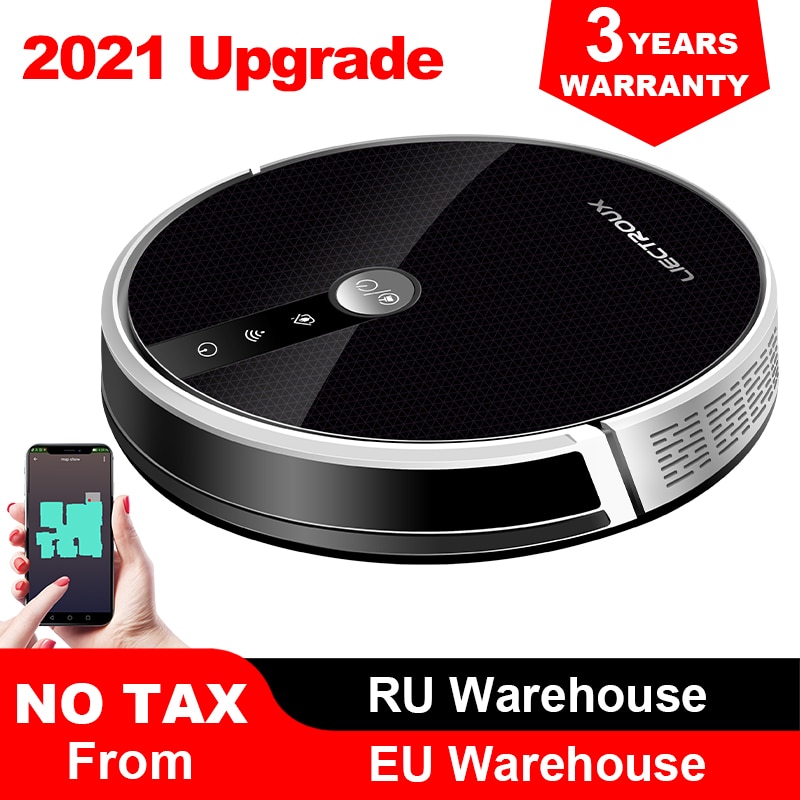 LIECTROUX C30B Robot Vacuum Cleaner Map Navigation,WiFi App,4000Pa Suction,Smart Memory,Electric WaterTank,Wet Mopping,Disinfect|Vacuum Cleaners| - AliExpress