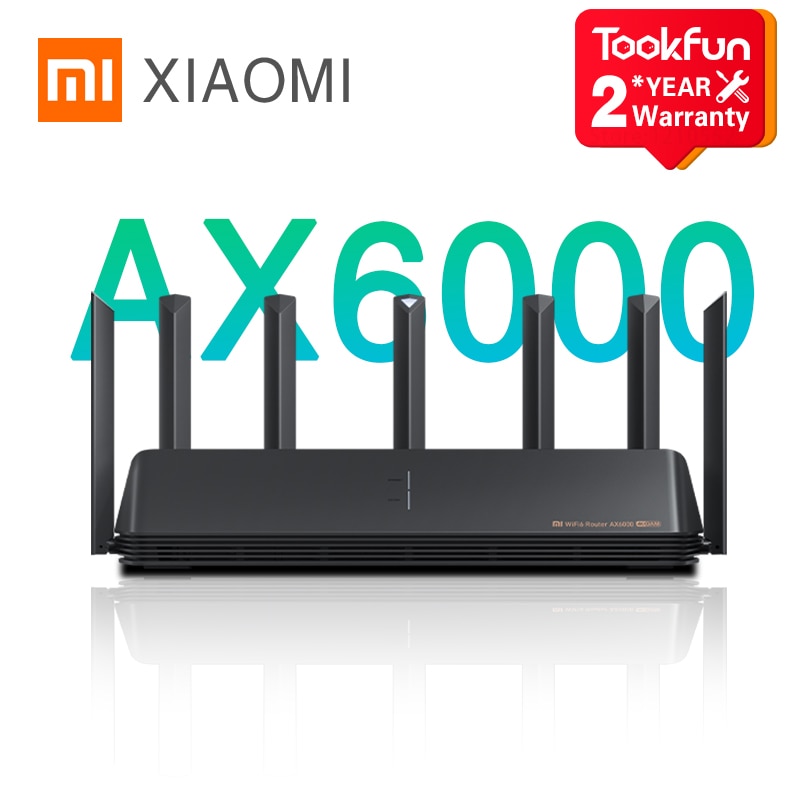 New 2021 Xiaomi AX6000 AIoT Router 6000Mbs WiFi6 VPN 512MB Qualcomm CPU Mesh Repeater External Signal Network Amplifier Mi Home|Wired Routers| - AliExpress