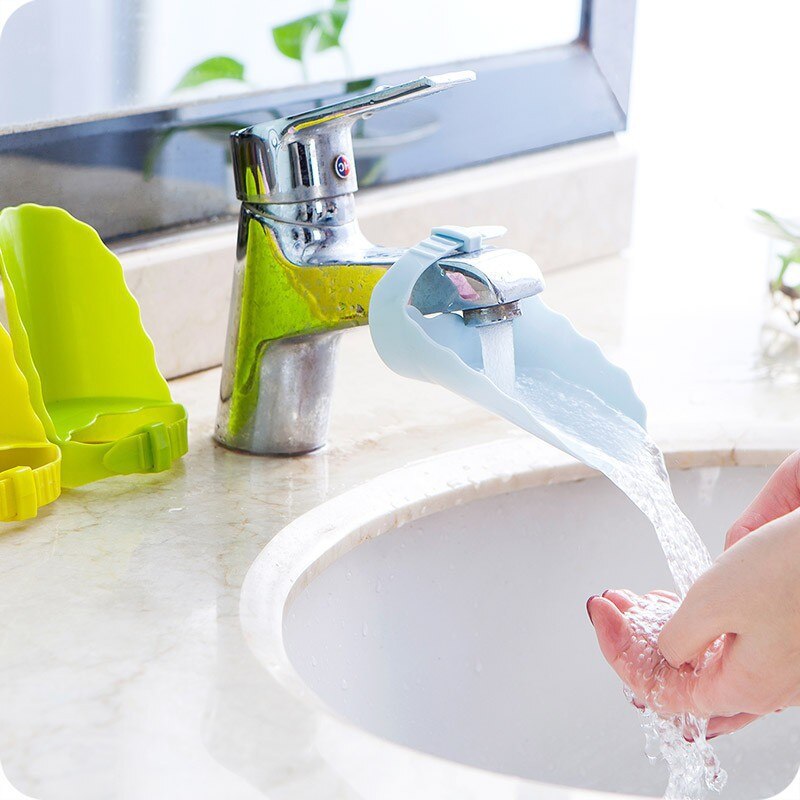 1/2PCS Bathroom Faucet Extender Adjustable Baby Hand Washer Children's Sink Faucet Extender Bathroom Pendant Child Splash Spout|Faucet Extenders| - AliExpress