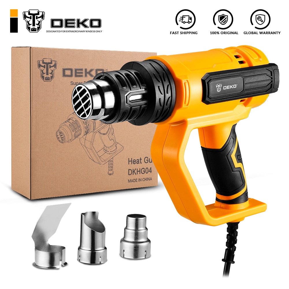 DEKO NEW DKHG04 Advanced Hot Air Gun Temperatures Adjustable Electric Heat Gun|Heat Guns| - AliExpress