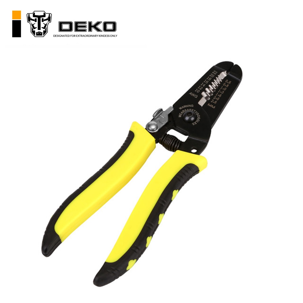 DEKO Precise Wire Stripper/Cutter Tool Clamp & Steel Wire Cable Cutter Plier Tool Stripping 22 10AWG|tool clamp|clamping clampclamp tool - AliExpress
