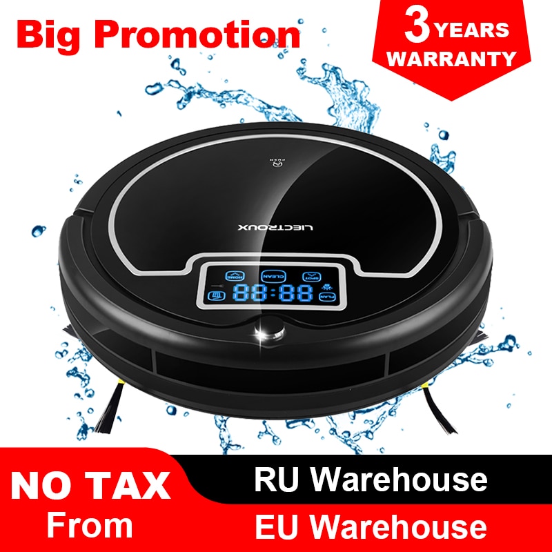 Robot Vacuum Cleaner B2005 with Water Tank,Wet&Dry,TouchScreen,Big Mop,Schedule,Virtual Blocker|Vacuum Cleaners| - AliExpress