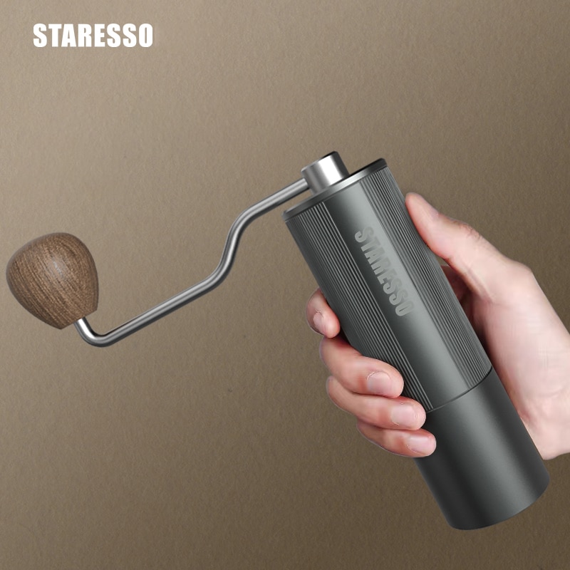 STARESSO Manual Coffee Grinder Built In Sifter Portable Hand Coffee Mill Pour Over Espresso Grinder grind coffee Double bearing|Manual Coffee Grinders| - AliExpress
