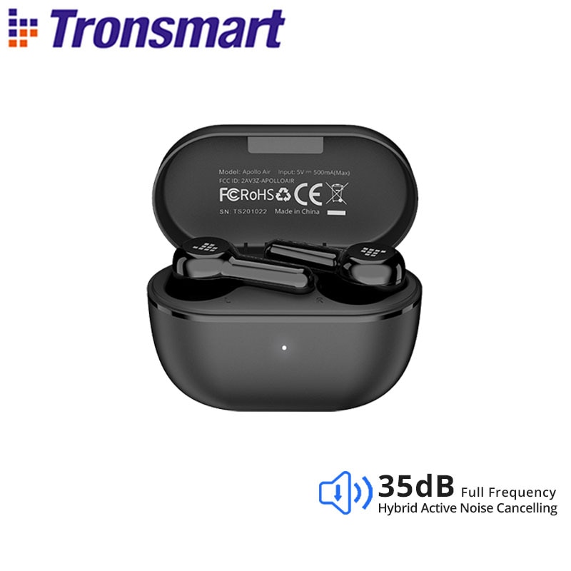 Tronsmart Apollo Air Earphones Active Noise Cancelling Wireless Headphones Bluetooth 5.2 Earbuds with QualcommChip，aptX，TWS+|Bluetooth Earphones & Headphones| - AliExpress