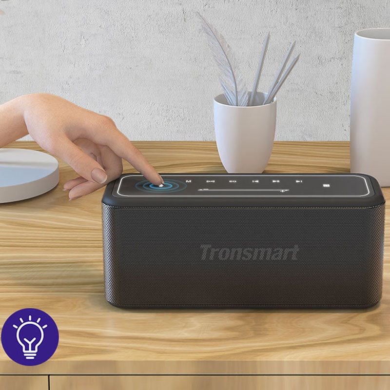 Tronsmart Mega Pro 60W Bluetooth Speaker Portable Home Speaker with Enhanced Bass, NFC, TWS, IPX5 Waterproof,Voice Assistant|Portable Speakers| - AliExpress