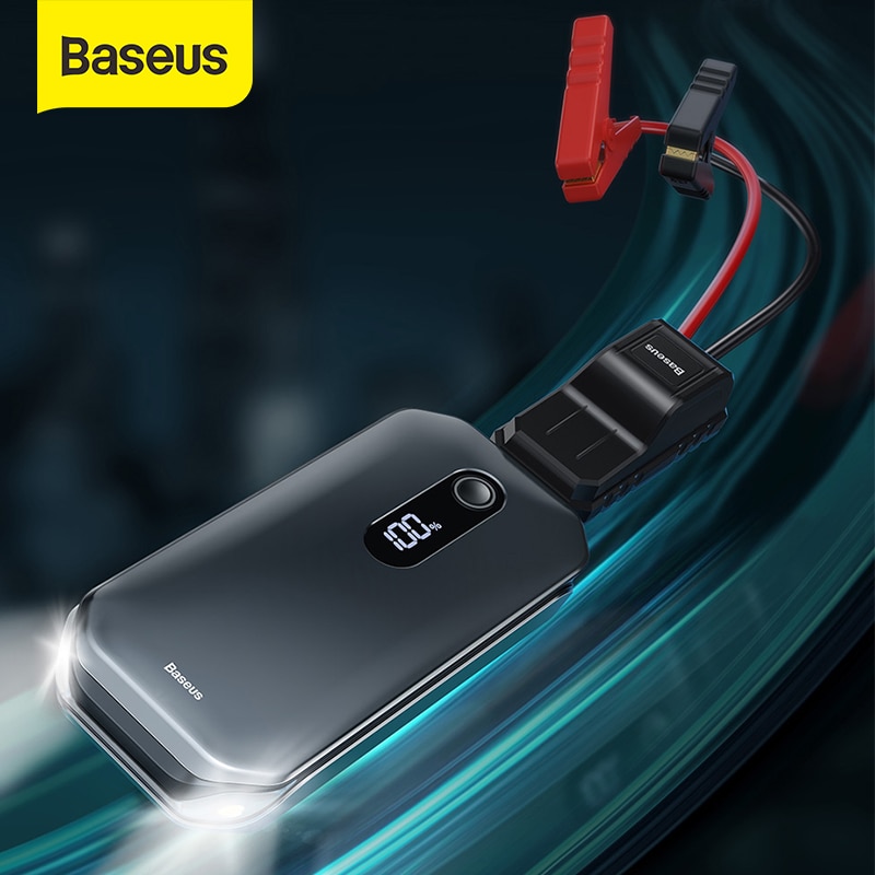 Baseus Car Jump Starter 12000mah 1000A Portable Emergency Starter Power Bank 12V Auto Booster Starting Device Battery for car