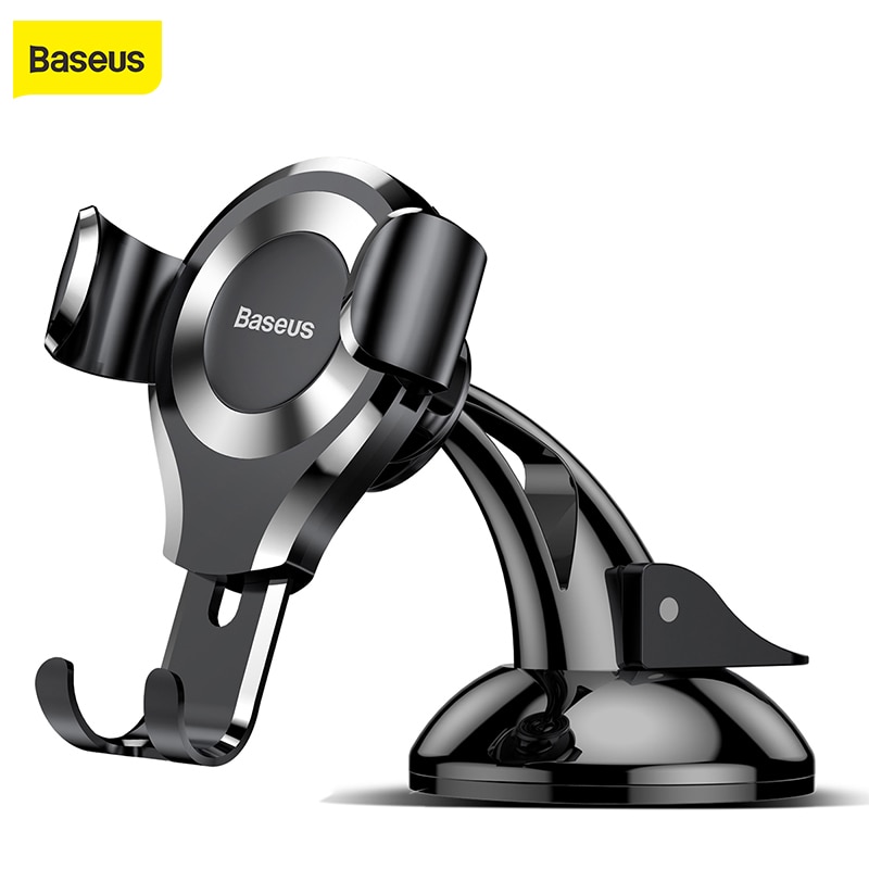 Baseus Gravity Car Phone Holder For iphone 11 12 Pro X 8 Universal Phone Holder Car Mount For Samsung Android Car Phone Stand