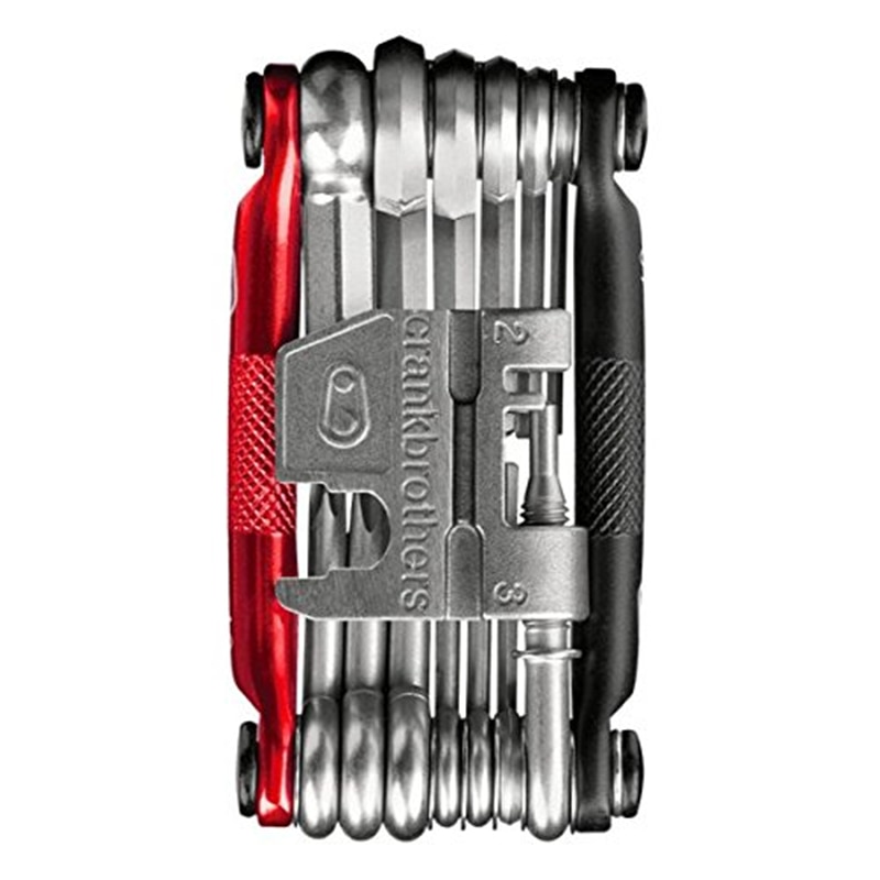 Crankbrothers M19 Bicycle Multi-Tool - Steel Bike Tool, Torx, Hex and Chain Tool, 12 Speed Compatible