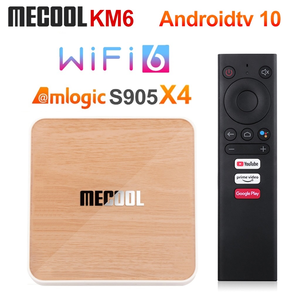 Global Mecool KM6 deluxe edition Amlogic S905X4 TV Box Android 10 4G 64GB Google Certified Support Wifi6 AV1 BT1000M Set Top Box|Set-top Boxes| - AliExpress