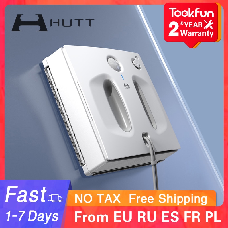 HUTT W66 Window Cleaner Robot for home Auto Fast Safe Smart Planned Electric Window Cleaning Washer Vacuum Cleaner