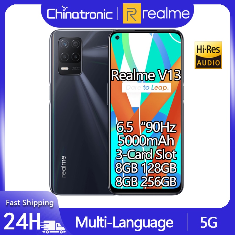New Realme V13 8GB 256GB 5G SA/NSA Mobile Phone 6.5"FHD+ 90Hz Dimensity 700 Octa Core 5000mAh 48MP OTA Update Android 11|Cellphones| - AliExpress