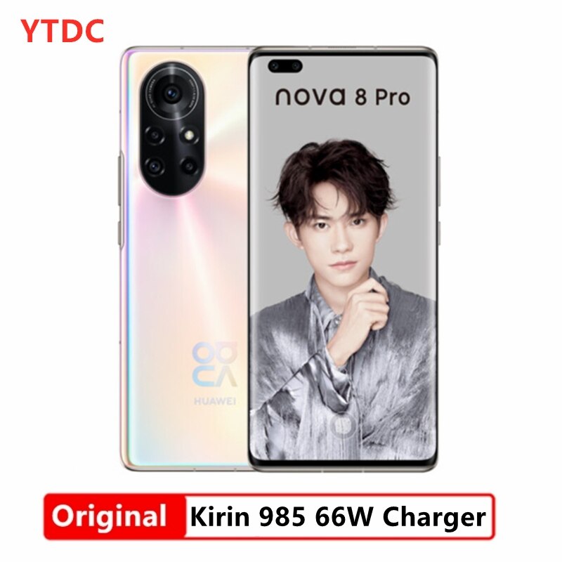 Original HuaWei Nova 8 Pro 5G SmartPhone 66W Super Charger 6.72'' OLED 120Hz Screen 64MP Rear Camera 4000mAh Battery Cell Phone|Cellphones| - AliExpress