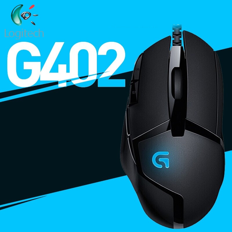Original Logitech G402 Hyperion Fury Gaming Mouse Optical 4000DPI High Speed for PC Laptop Windows 10/8/7 Support Official Test|Mice| - AliExpress