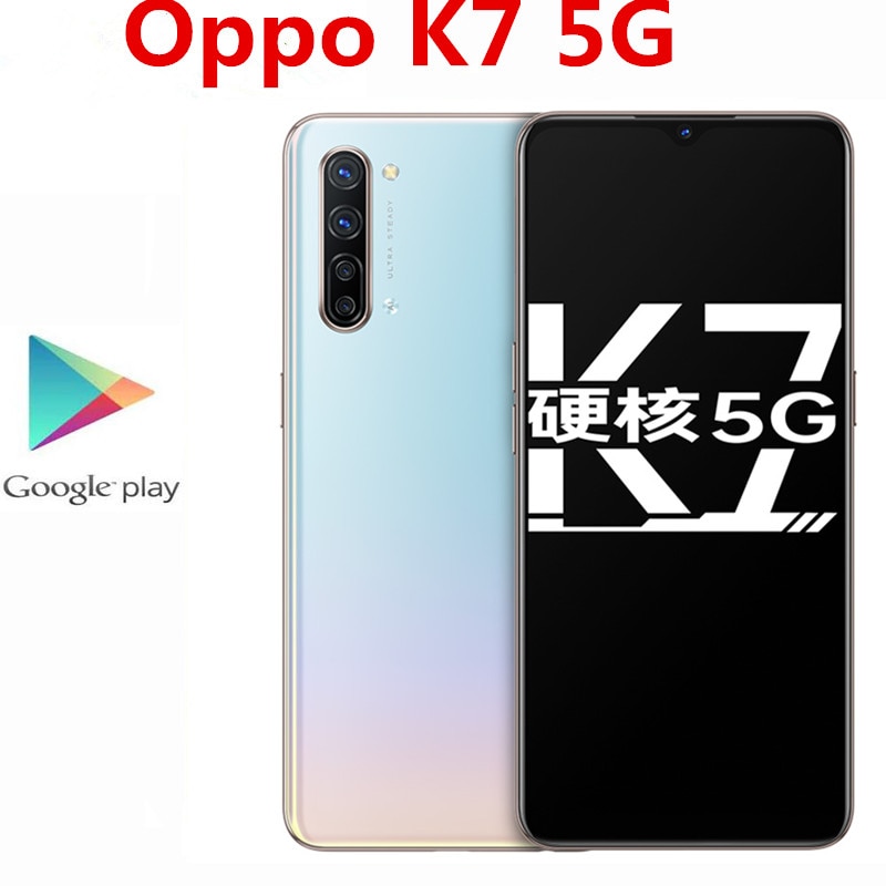 Original Oppo K7 5G Mobile Phone 6.4" OLED 2400x1080 48.0MP+8.0MP+8.0MP+2.0MP+32.0MP Snapdragon 765G 30W Fast Charger Face ID|Cellphones| - AliExpress