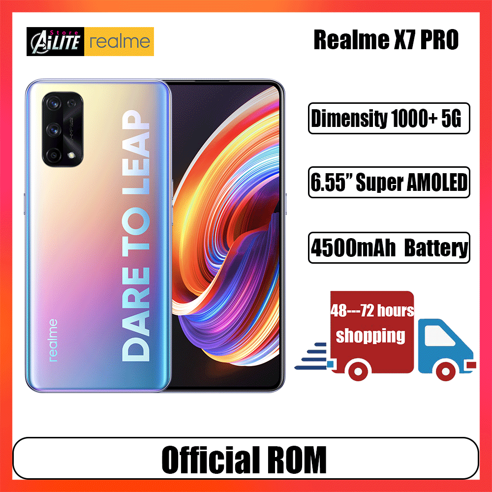 Realme X7 Pro 8GB 128GB 5G smartphone MTK1000+ 6.55"FHD+ 120Hz AMOLED 65W Fast Charge NFC 64MP Quad Camera Cellphone|Cellphones| - AliExpress