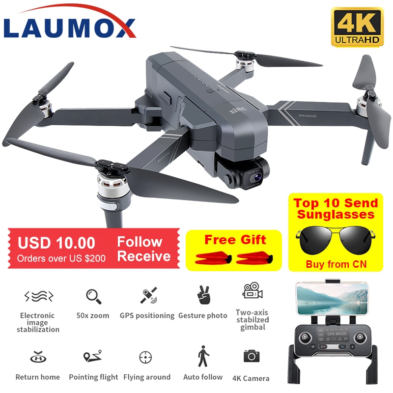 SJRC F11 4K PRO Drone GPS 5G WiFi 2 Axis Gimbal With HD Camera FPV Professional RC Foldable Brushless Quadcopter SG906 PRO 2|Camera Drones| - AliExpress