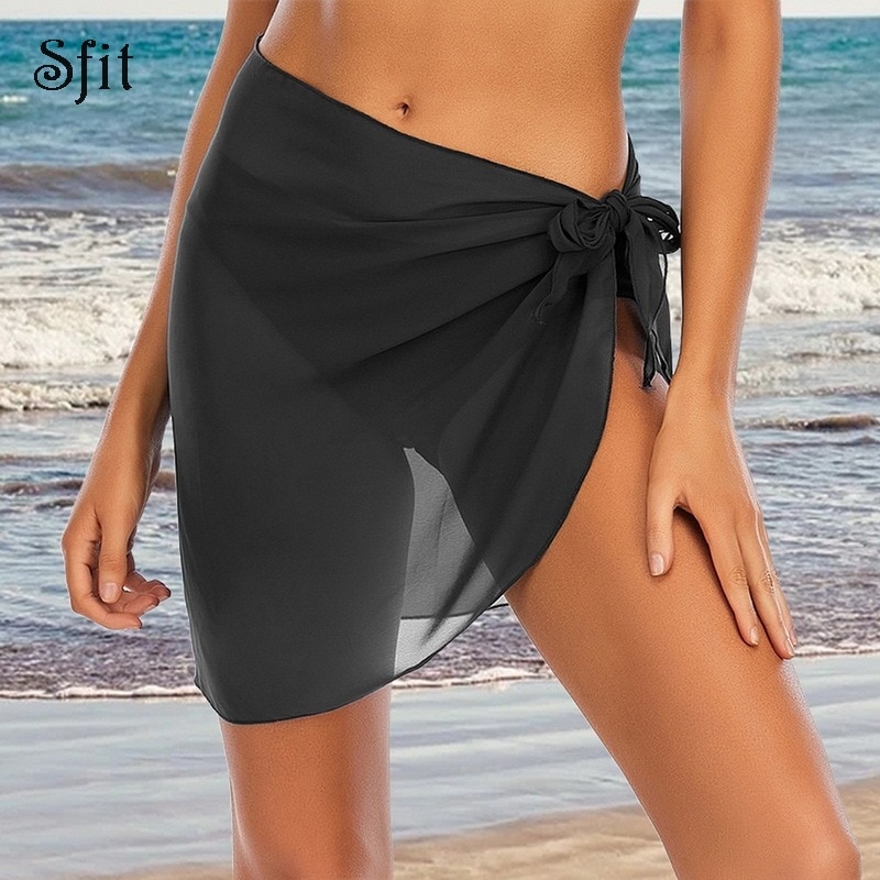 Sexy Beach Cover Up 2021 Summer Swim Cover ups Short Beach Skirt Beachwear Women Bikini set Cover Ups|Cover-up| - AliExpress