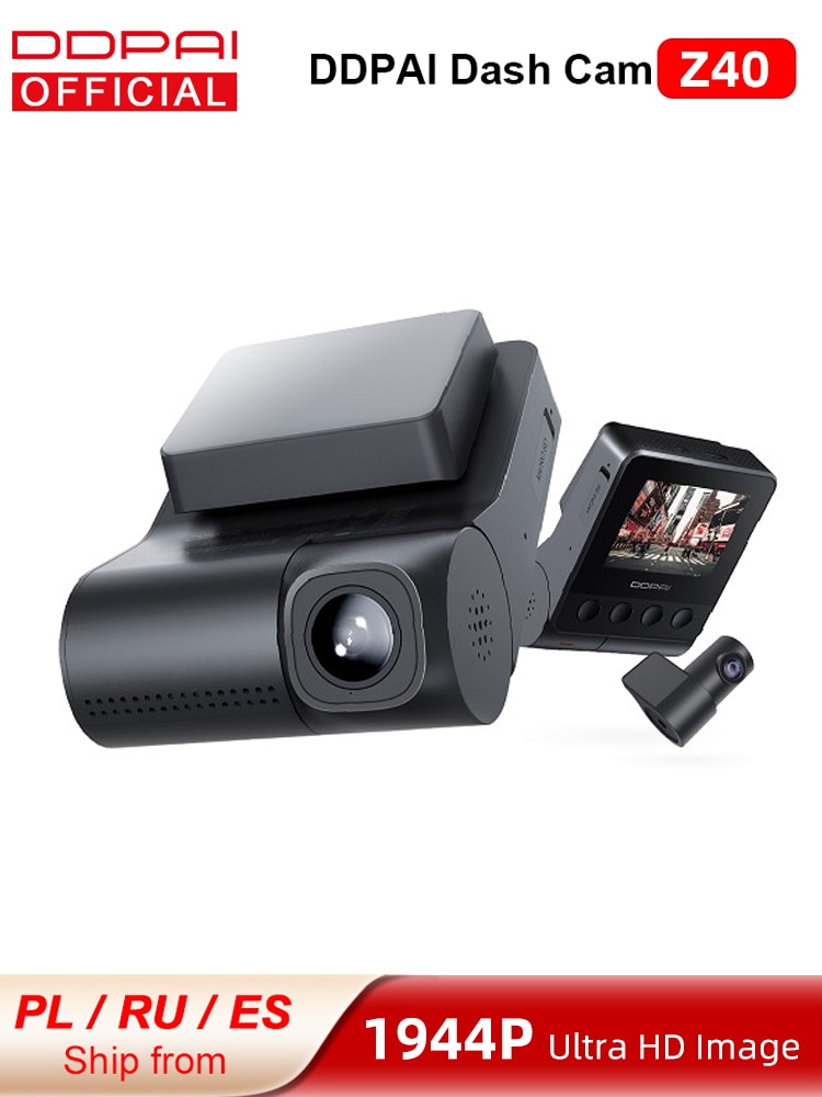DDPAI Z40 Dual Sight Dash Cam 1944P HD DVR GPS Car Wifi Dvr Dash Camera Cam Auto Video Recorder Wifi Car DVR 24H Parking