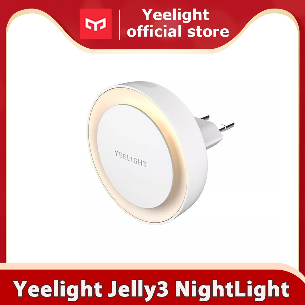 EU Plug Yeelight YLYD11YL Light Sensor Plug-in LED Night Light Ultra-Low Power Consumption
