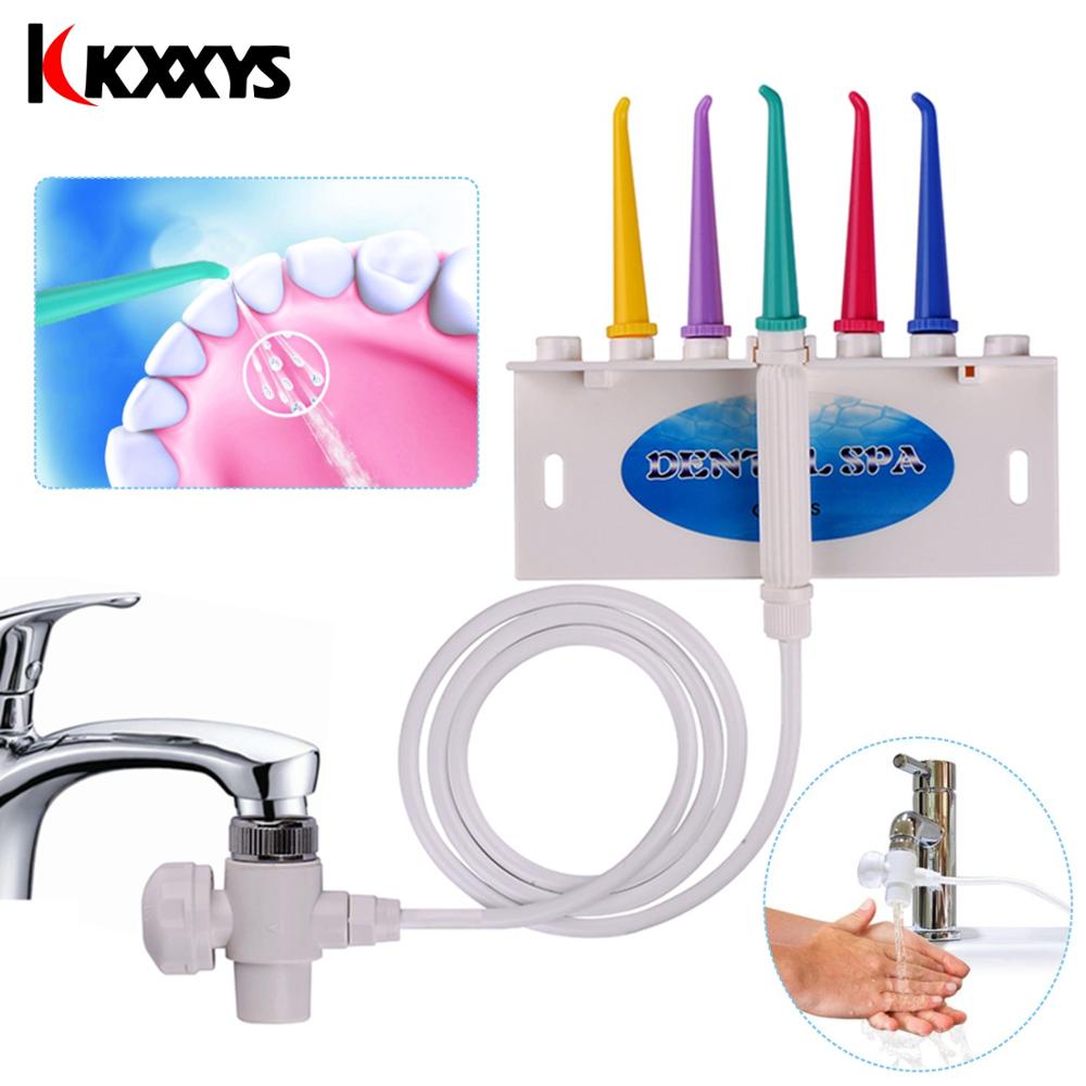 Faucet Water Flosser Oral Irrigator Dental Jet Interdental Brush Tooth SPA Cleaner Teeth Whitening Toothbrush Cleaning