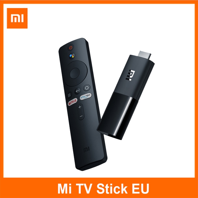 Global Version Xiaomi Mi TV Stick Android TV 9.0 Smart HDR 1GB RAM 8GB ROM Bluetooth 4.2 Mini TV Dongle Wifi Google Assistant