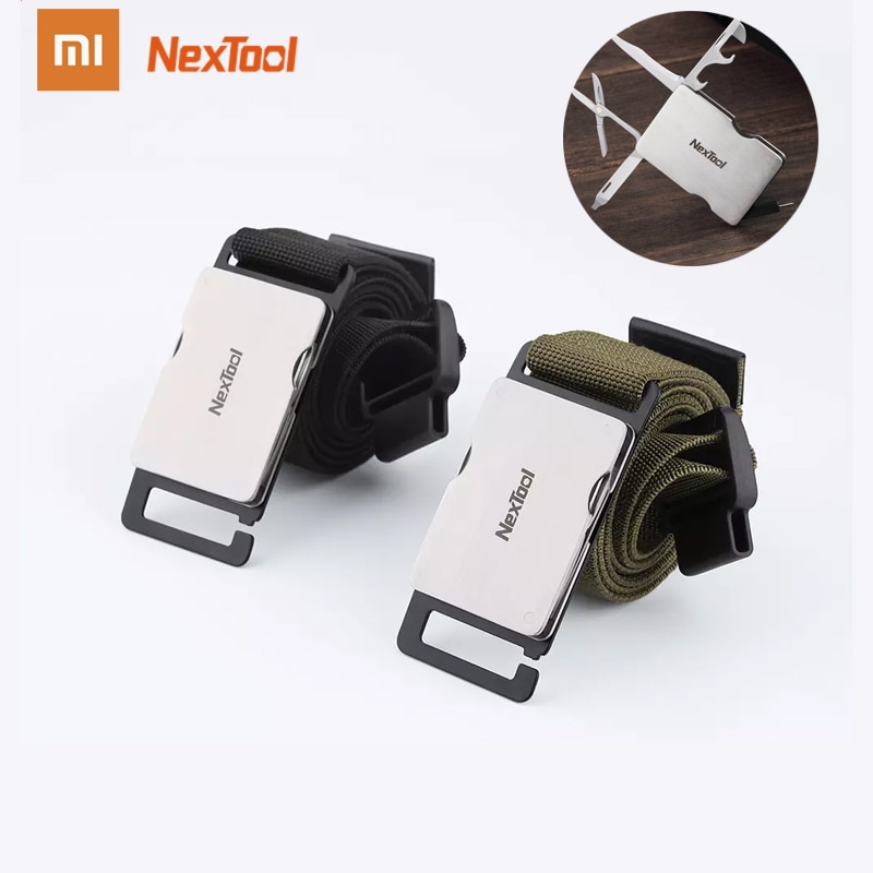 Nextool Multifunction Tool Kit Belt Outdoor Waistband Tactical Belt Camping Hiking Knife Scissors Opener Screwdriver Xiaomi