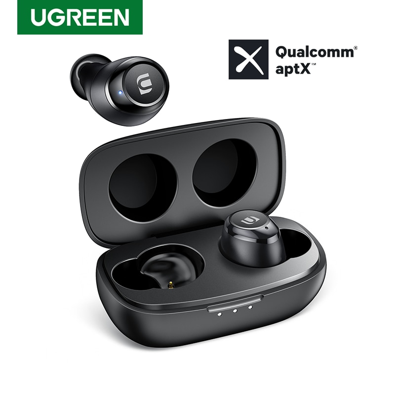 UGREEN HiTune TWS Headphones Wireless Bluetooth Earphones aptX with Qualcomm Chip True Wireless Stereo Earbuds Headset Headphone