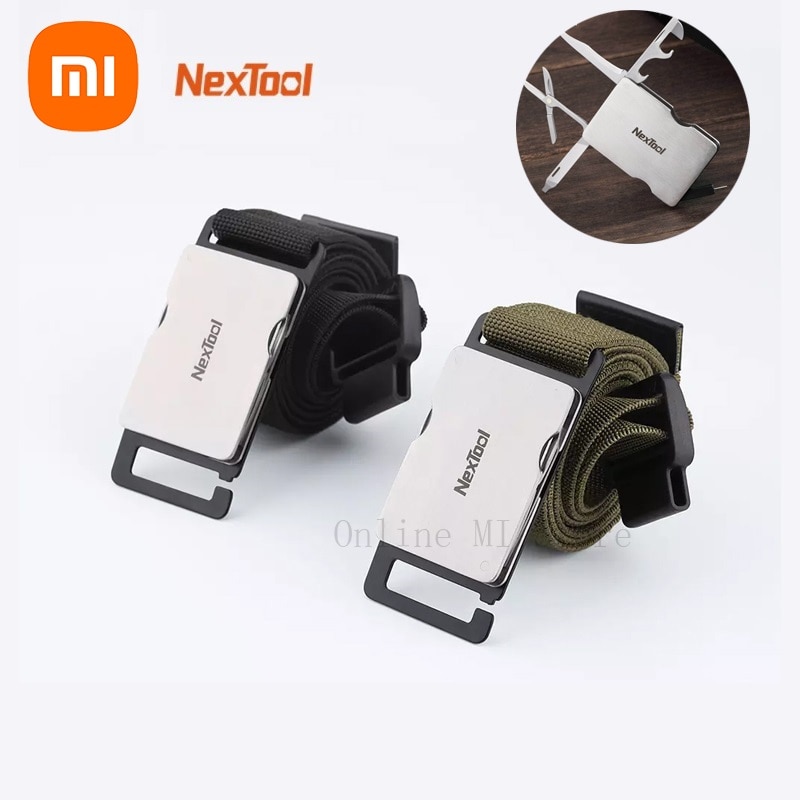 Xiaomi Nextool Multifunction Belt Kit Outdoor Waistband Tactical Belt Camping Hiking Knife Scissors Opener Screwdriver Tool