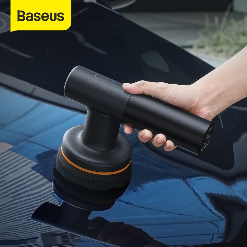 Youpin Baseus Car Polishing Machine Electric Wireless Polisher 3800rpm Adjustable Speed Auto Waxing Tools Accessories