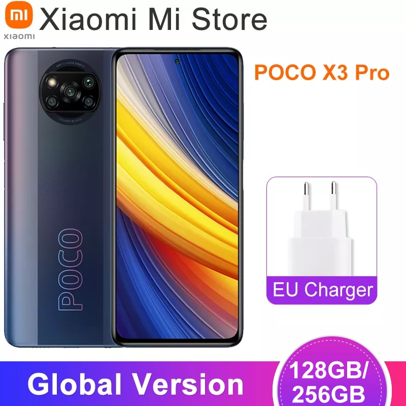 Global Version POCO X3 Pro Smartphone Snapdragon 860 8GB RAM 128GB/256GB ROM 120Hz DotDisplay 5160mAh Battery 48MP AI Camera NFC