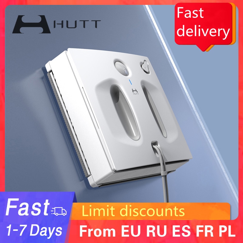 HUTT W66 Window Cleaner Robot for home Auto Fast Safe Smart Planned Electric Window Cleaning Washer Vacuum Cleaner