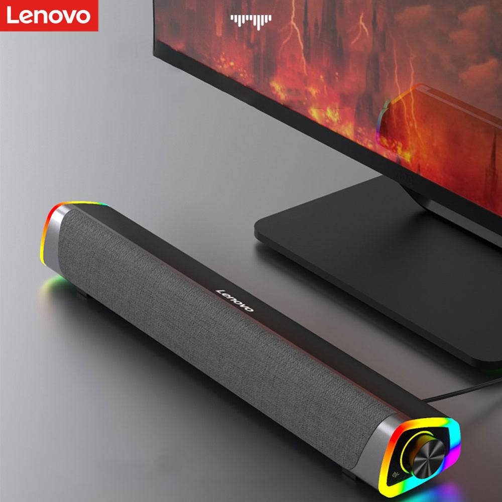 Lenovo L101 Computer Speaker Stereo Music Surround Subwoofer Speaker For Macbook Laptop Notebook PC Player Wired Loudspeaker