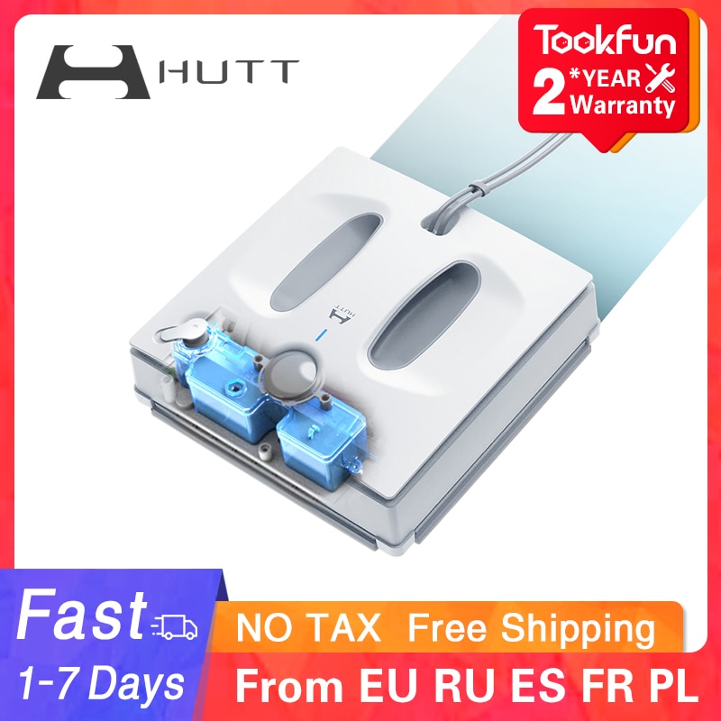 NEW HUTT W66 Electric Window Cleaner Robot for home Auto Window Cleaning Washer Vacuum Cleaner Fast Safe Smart Planned