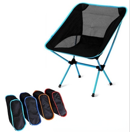 Travel Ultralight Folding Chair Superhard High Load Outdoor Camping Chair Portable Beach Hiking Picnic Seat Fishing Tools Chair