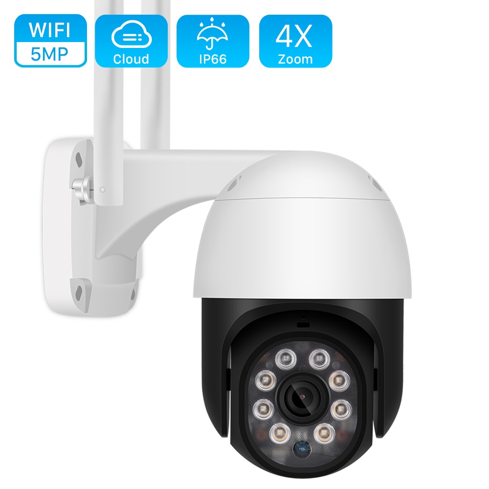 5MP PTZ WIFI IP Camera Outdoor 1080P 4X Digital Zoom Wireless Security CCTV Camera 3MP 2MP Two Way Audio Cloud CCTV Surveillance|Surveillance Cameras| - AliExpress