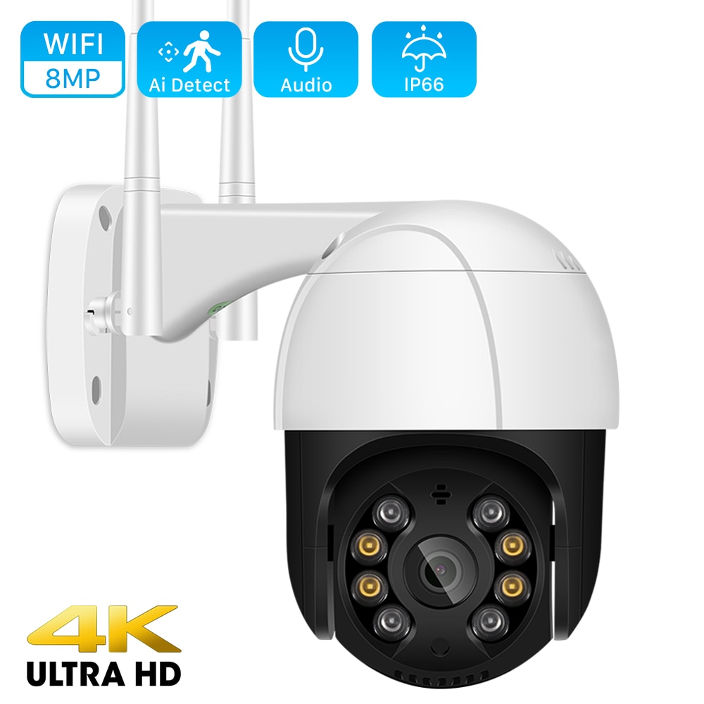 8MP 4K 5X Zoom Cloud Wifi Camera Outdoor 5MP Color IR Night Vision PTZ Camera H.265 1080P 3MP Two Way Audio Security IP Camera|Surveillance Cameras| - AliExpress