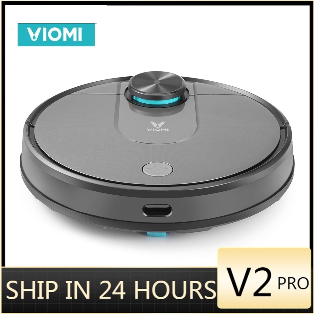 Global Version VIOMI V2 Pro Robot Vacuum Cleaner 2100Pa Suction 3200mAh Battery LDS Laser Navigation Sweeping and Mopping Robot