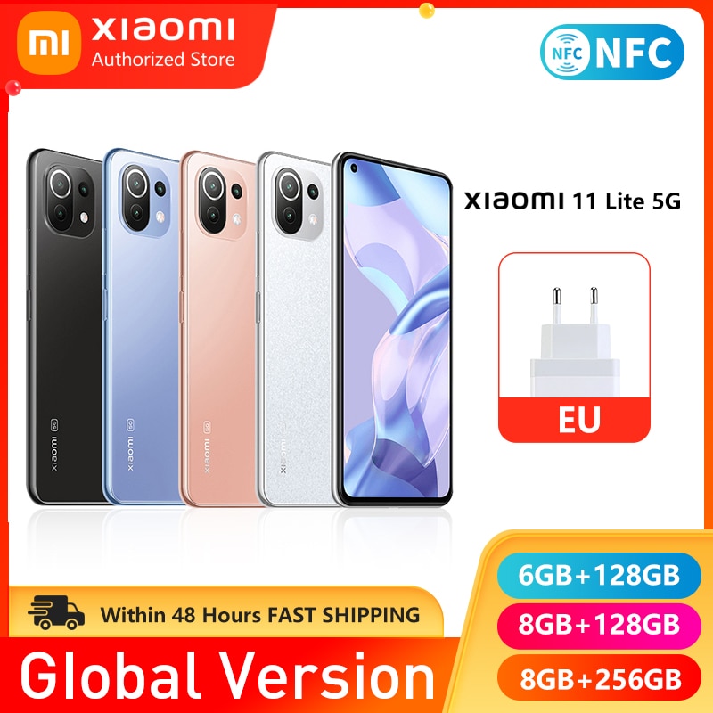 Global Version Xiaomi 11 Lite 5G NE 6GB/8GB 128GB/256GB NFC Smartphone Snapdragon 778G Octa Core 64MP Rear Camera 4250mAh|Cellphones| - AliExpress