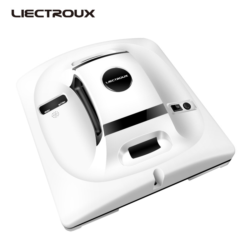 LIECTROUX X6 window cleaner robot, smart path plan, UPS system, polish, wax, remote control, intelligent pressure sensor