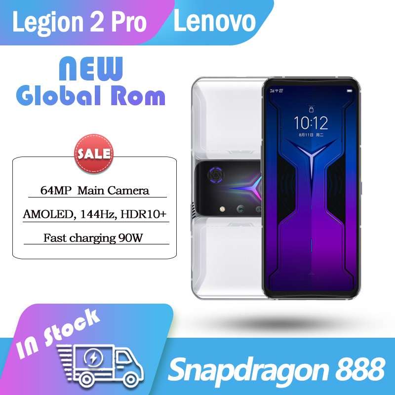 New original Global Rom Lenovo Legion 2 Pro 5G Gaming Phone 6.92'' 140Hz AMOLED E4 Screen 5500mAh Snapdragon 888 NFC 18GB 512GB|Cellphones| - AliExpress