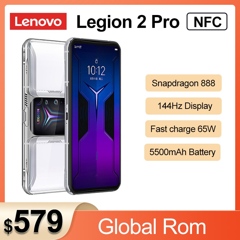 Original Lenovo Legion 2 Pro 5G Smartphone Snapdragon 888 5500mAh Android 11 144Hz AMOLED Display Legion 2pro Mobile Phone|Cellphones| - AliExpress