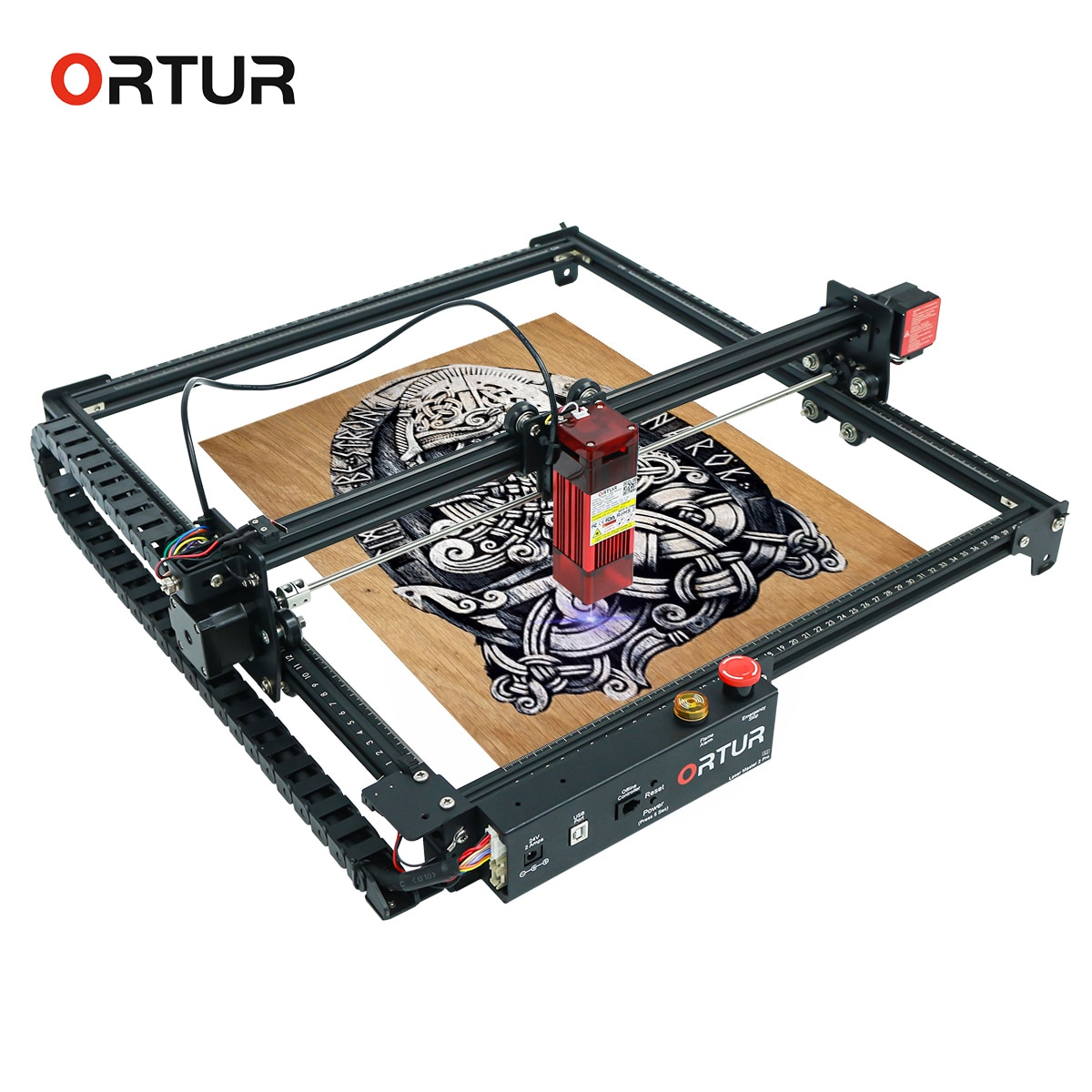 ORTUR Laser Master 2 ProS2-SF Laser Engraving Cutting Machine DIY Laser Marking for Metal, Wood, Compresed Spot Christmas Gifts