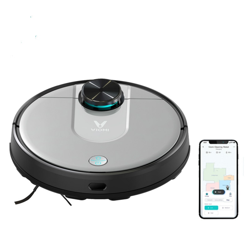 VIOMI V2 PRO 2 in 1 LDS + SLAM Robot Vacuum Cleaner for Home, Wet Dry Sweep Mop, Quiet, Mijia App Control, Save 5 Maps vaccum